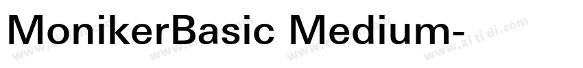 MonikerBasic Medium字体转换
